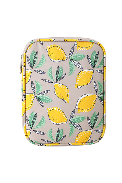 Choice حقيبة تخزين إبر الحياكة الفارغة من Style-A باللون الأصفر الليموني، حقي...