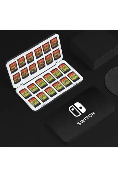Choice Black DATA FROG 24 in 1 Game Card Case Protective Holder Hard Shell Game Card Storage Box For Ninten