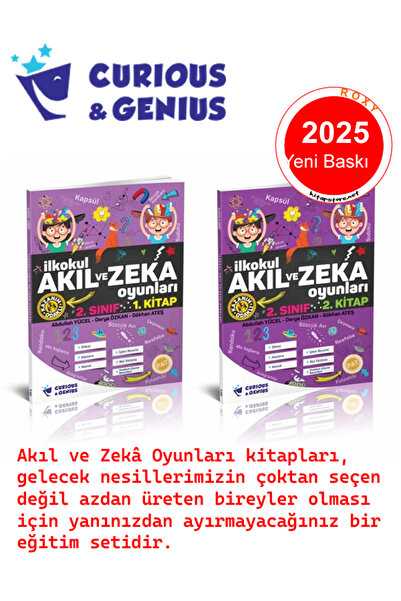 Curious & Genius Yayınları Curious&genius Ilkokul Akıl Ve Zeka Oyunları 2. Sınıf 2'li Etkinlik Seti