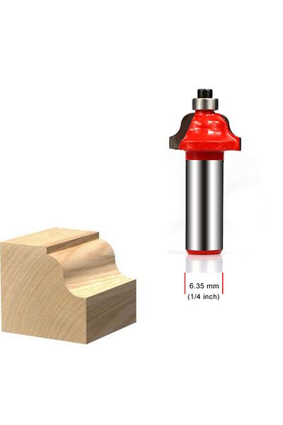 RDDSPON 15 pcs Milling Cutter Kits for Wood Router Woodworking Electric Trimmer Wood Milling Engraving Sl...