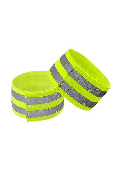 Choice 2pcs Reflective Bands Elastic Armband Wristband Ankle Leg Straps Kids Safety Reflector Tape Straps F
