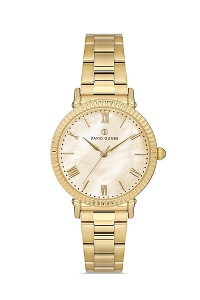 DAVID GUNER Sari Coated Sari Dial Women's Watch Dg-8644La-B4