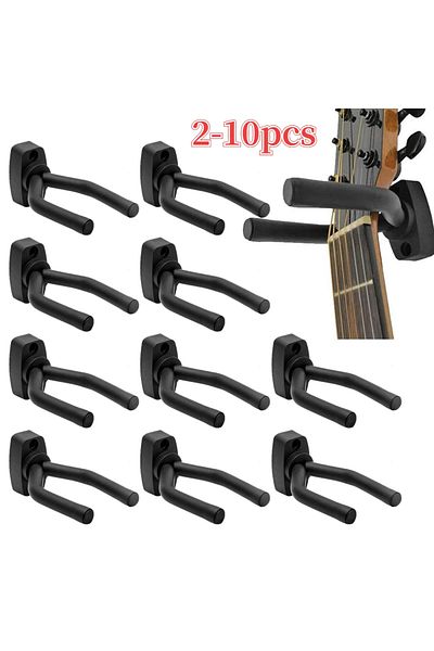 Choice 2-10pcs Guitar Holder Wall Mount Stand Metal Parts Accessories  Instrument Display Rack for Acous...