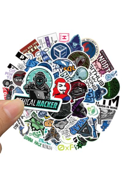 Choice 50 Pcs 50pcs Hacker Programming Network Cool Stickers For Luggage Skateboard Laptop Motorcycle Toys