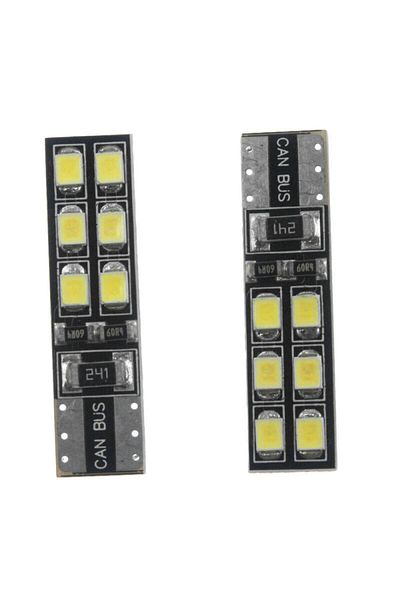 Choice 4 قطع من مصابيح LED لجفن الحاجب T10-12SMD-2835 خالية من الأخطاء لسيارة LED Mercedes-Benz W204 C300 C350...