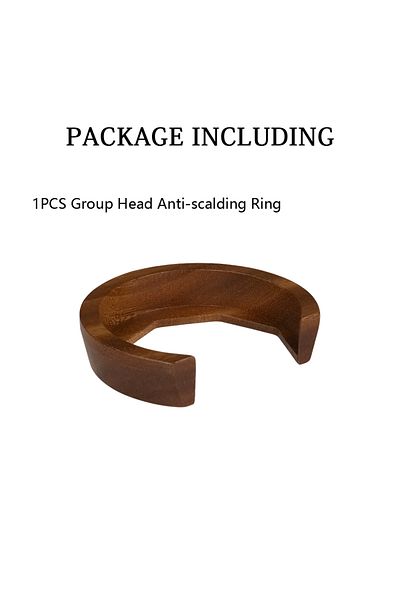 Choice 1pcs Walnut Ring Coffee Machine Groud Head Part Rings Brew Head Cover Anti Scald Resin For E61 Rock