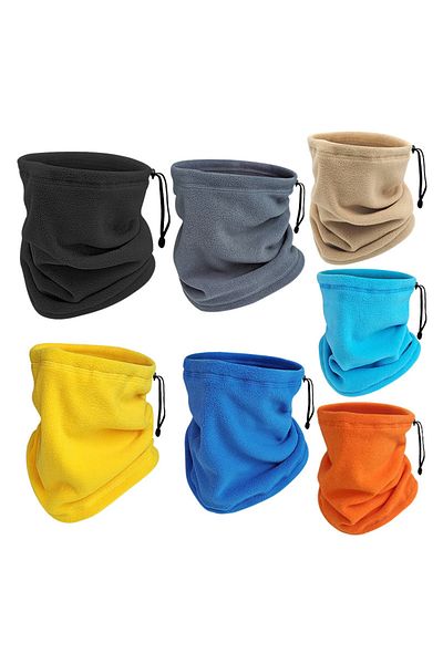 Choice Thermal Bandana Face Cover Winter Fleece Neck Warmer Gaiter Bandana Face Mask Ear Cover Tube Scar...