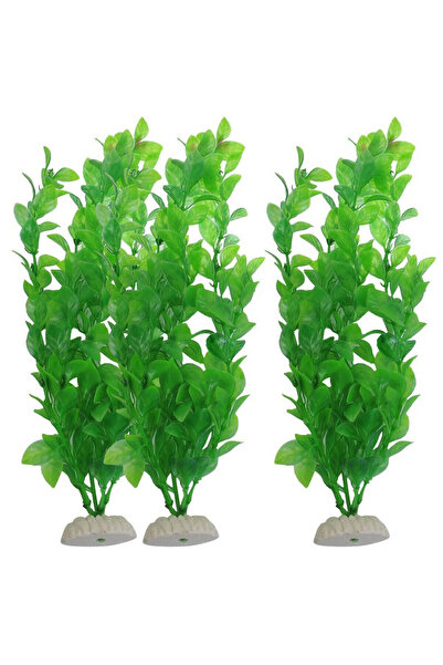 Choice 3 قطع من نباتات الزينة الاصطناعية الخضراء لحوض السمك نباتات مائية بلاس...