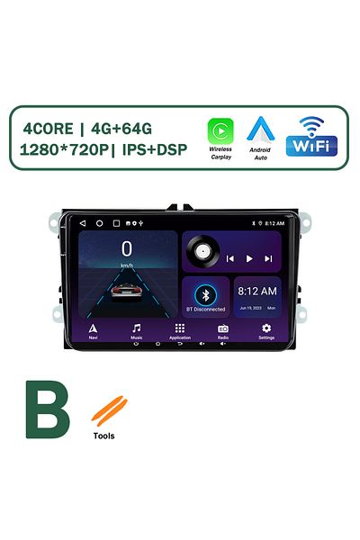 Choice B 4g 64g نظام التشغيل أندرويد لسيارة فولكس فاجن فولكس فاجن جولف بولو سكودا رابيد أوكتافيا تيجوان باسات أماروك سيارة متعددة