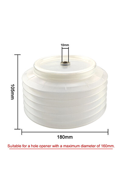 Choice غطاء غبار لفتحة الفتحة مقاس 160 مم وغطاء سقف خشبي ولوح جبس وغطاء إضاءة سفلية ومطرقة ثقب