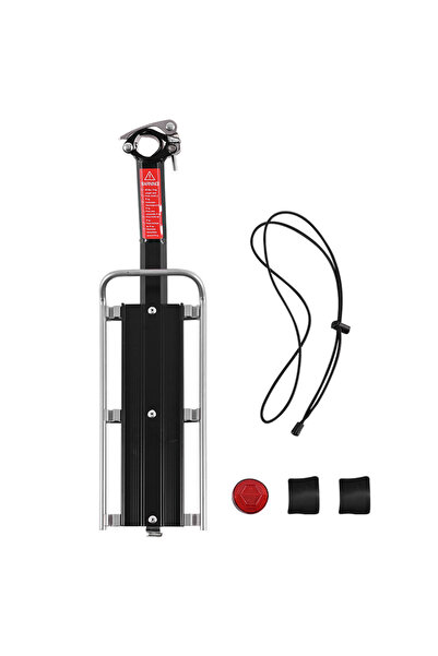 Choice black Quick Release Bike Rack Luggage Carrier Quick Release Adjustable...