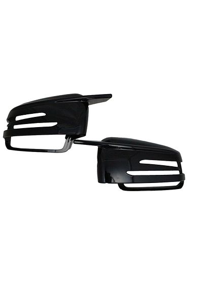Choice Bright Black Side Mirror Cap Covers For Mercedes Benz W176 W246 W212 W204 C117 X156 X204 W221 C218 A
