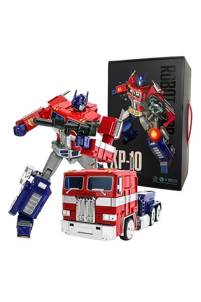 Choice Optimus Prime 32cm Alloy Transformation Robot Optimus Prime Action Figure Collection Model Toys Boxe
