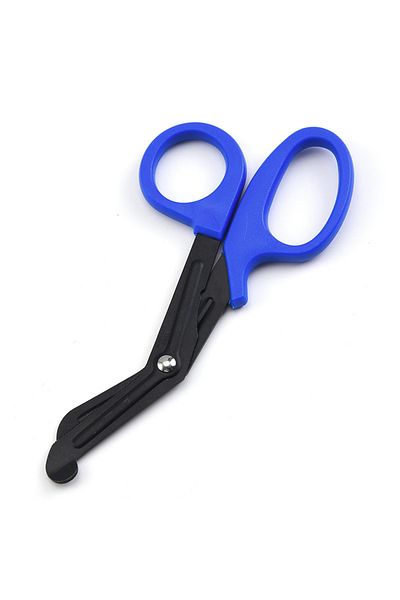 JUSTINLAU Blue Medical Scissors Survive Paramedic Medical Rescue Scissor Trauma Gauze Tactical First Aid Shear