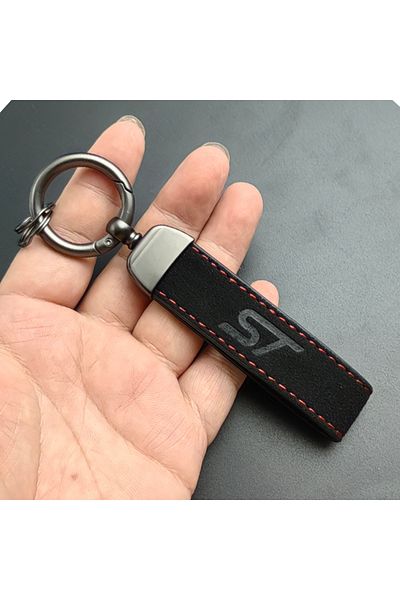 Choice St New Decorations Car Suede Leather Keychain Stline St Logo Keyring St Line Key Chain