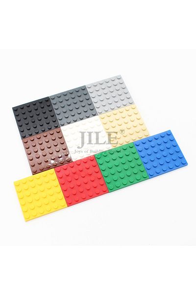 Choice 10 قطع Moc 3958 لوحة قاعدة صغيرة إبداعية 6 × 6 مكعبات بناء DIY متوافقة مع التجميعات...