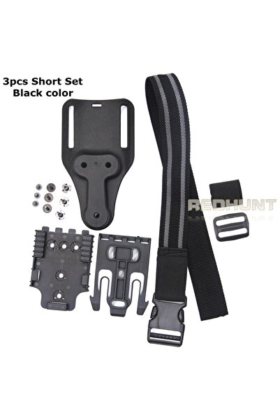 Choice جراب مسدس تكتيكي أسود بحزام قابل للطي من طراز Qls 19 22 متوسط الارتفاع...