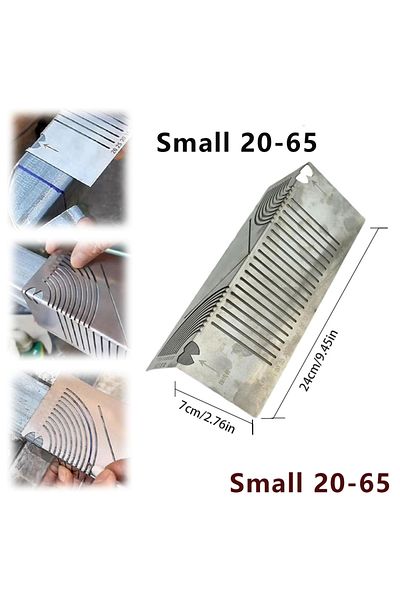 DAIDAN Small 20-65 Precise-flex Angle Arc Marking Tool Efficient Metal Pipe Saddle Cutting Guide Pipefitter
