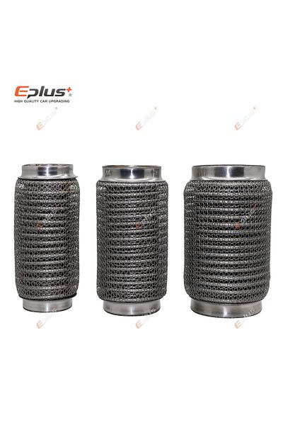 Choice 63mm-120mm Eplus Car Exhaust Tube Telescopic Flexible Connection Steel Mesh Bellows Stainless Steel