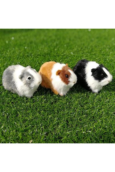 Choice Simulation Fur Guinea Pig Animal Plush Stuffed Doll Hamster Doll Plush Toy Soft Stuffed Animal Fi...