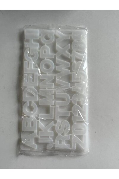 Choice قالب سيليكون أبيض مكون من قطعة واحدة على شكل حرف A إلى Z وقوالب أبجدية وأرقام من الراتنج الإيبوكسي لصنع المجوهرات بنفسك