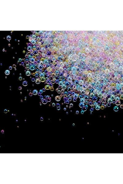 St.kunkka 10g Macaron 10-20g Mini Bubble Ball Beads Tiny Crystal Glass Bead For Silicone Mold Uv Resin Epoxy F