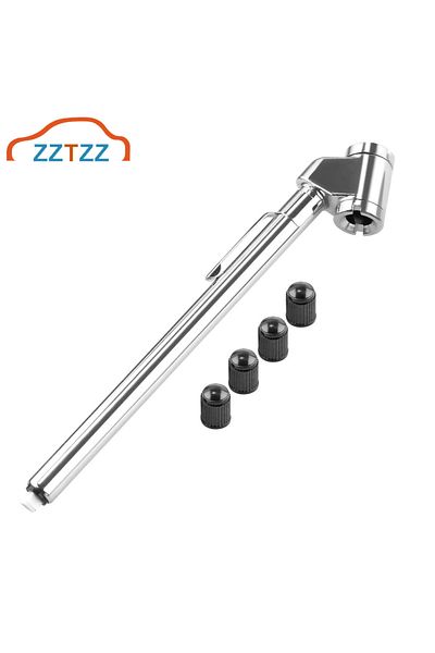 ZZTZZ Pencil Tire Pressure Gauge, 10-120 Psi Dual Head Trucks Air Gage, Accurate Mechanical Dually Chuc...
