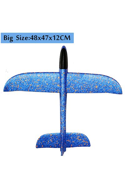 Choice 48 Blue Plane Large Foam Plane Glider Hand Throw Airplane Inertial Epp Bubble Planes Outdoor Launch