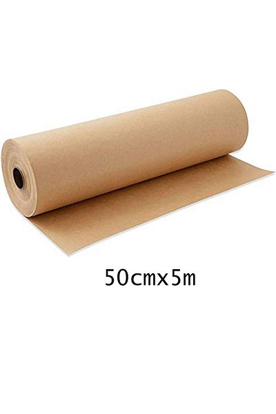 Choice 1 Roll Brown Kraft Paper 5m Roll Ideal For Gift Wrapping, Art & Craft Postal, Packing, Shipping, Fl