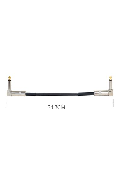 Choice 15cm Guitar Effects Cable 15/30/50cm Pedal Cable Instruments Patch Cord 6.35 Electric Guitar Effect