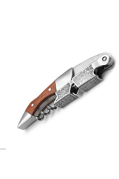 Choice 1 Pieces Size 3 Professional Waiters Corkscrew,wine Key With Ergonomic Wood Grip, Beer Bottle Opener
