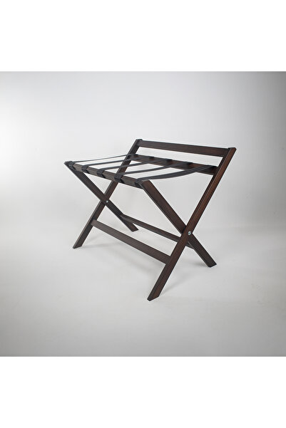 ARDEKS DÜZ ARKALIKLI AHŞAP VALİZLİK