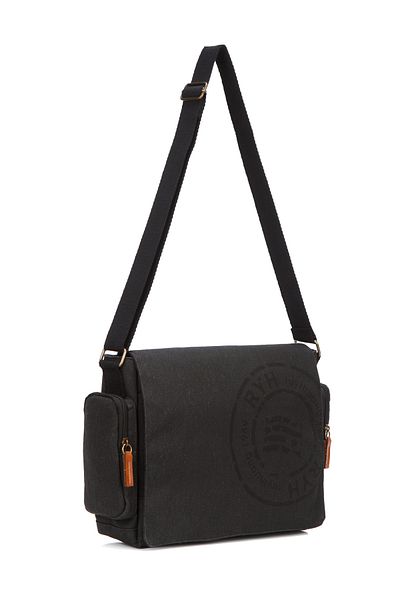 By Hakan GK65 Canvas Postman - Pilon cu burduf în cruce laterală, Laptop Notebook MacBook Tabletă, Utilizare zilnică