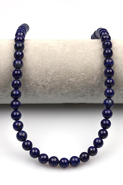 Alibaba Doğaltaş Lapis Lazuli (AAA Kalite) Doğaltaş Dizi 8 mm Küre Kesim
