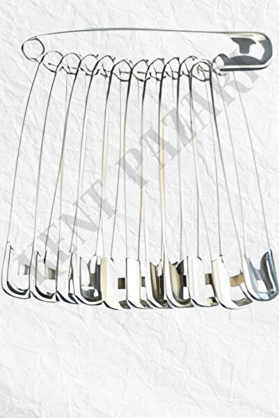 Kent Pazarı Büyük Boy Çengelli Çatal Iğne – 7 No | 7.5 Cm | 48 Adet Kancalı |...