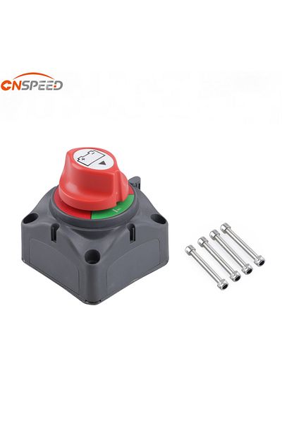 Choice 12V 300A Key Battery Selector Isolator Disconnect Rotary Switch Circuit Cutter for Camper Car Aut...