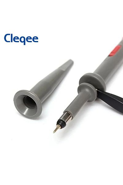 CLEQEE P6100 2pcs 100MHz Bandwidth Oscilloscope Probe 1X/10X Adjustable Attenuation  BNC Leads Sw...
