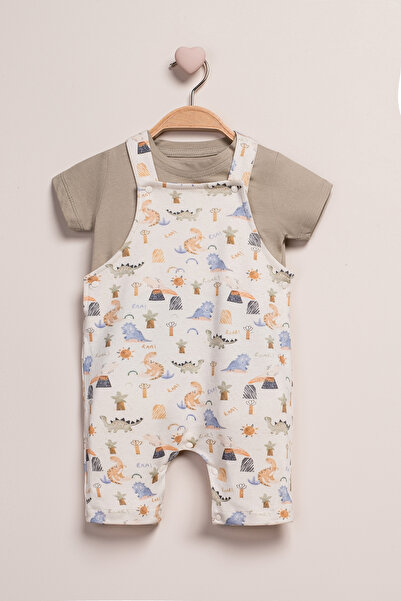 Baby Fou طقم تي شيرت وسروال - طقم مكون من قطعتين