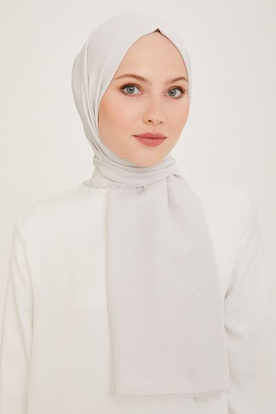 Armine Trend Pera Şal 3-4863 Gri deschis