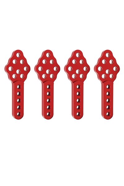 Choice Red Aluminium Metal Shock Absorber Mount Adjust Height Angle Stand For 1/10 Rc Crawler Axial Scx10 9