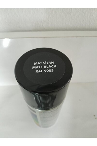 Metal Sepeti Energıe Mat Siyah Ral 9005 Sprey Boya