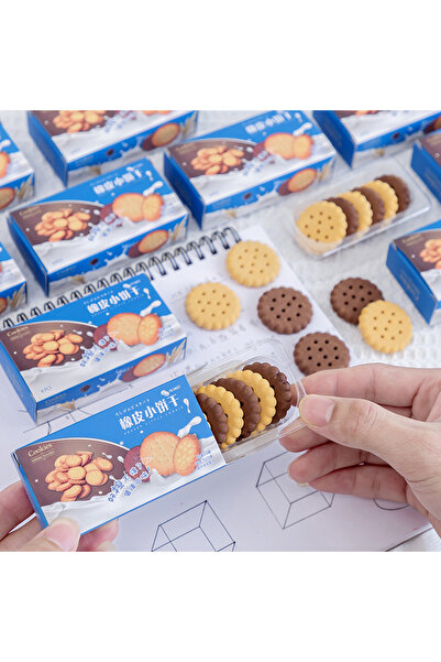 Choice ممحاة بسكويت إبداعية لطيفة على شكل كاواي، أدوات مدرسية، قرطاسية، كعكة ...