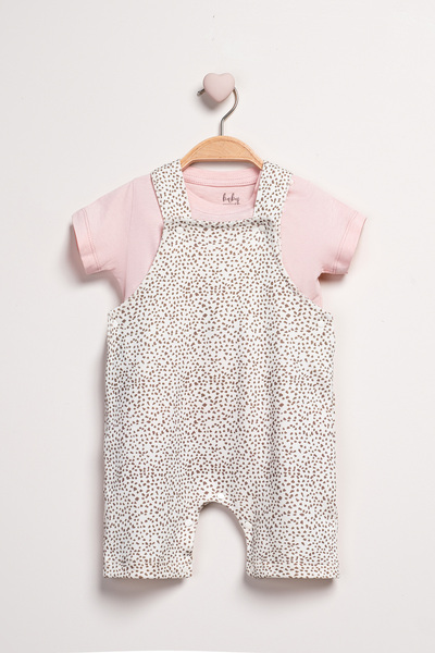 Baby Fou T-Shirt and Salopet Set - Set of 2