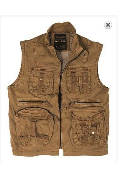 Sturm Survival Multi-Pocket Brown Vest