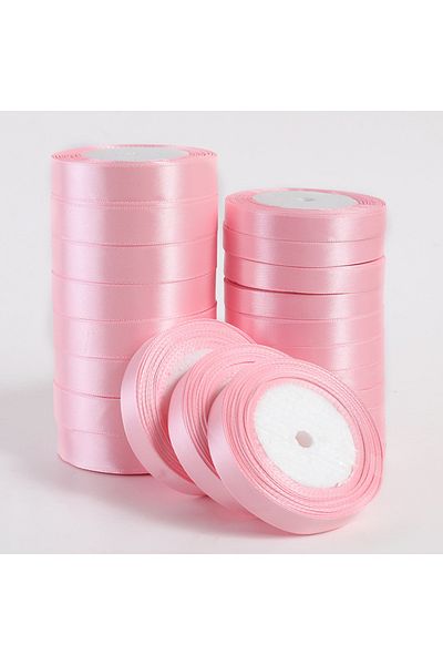 merylover 22meters/Roll 6/10/15/20/25/40/50mm pink Silk Satin Ribbons for DIY Crafts Bow Handmade Gift Wrap...