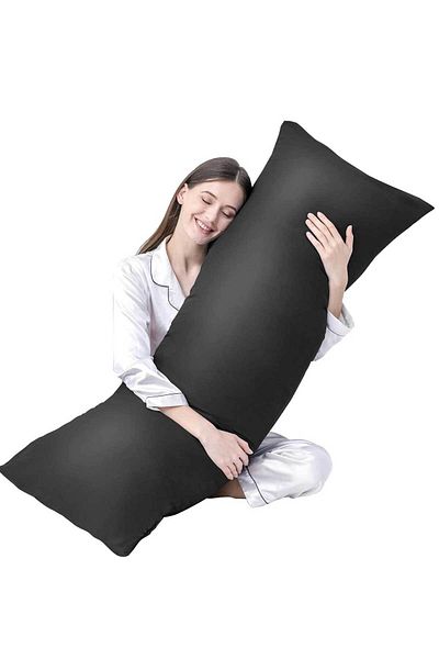 RevuBaby Soft Pillow - Tall, Double Cover, Fiber Filled, Adults 140X45 cm