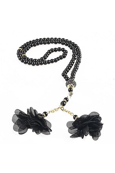 AYHANHOME 99 Pearl Prayer Beads with 10 Rose Tassels