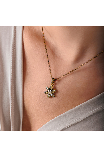 Atelier LEO Handmade Jewellery HAZİRAN GECESİ BAKIR EL YAPIMI KRİSTAL TAŞLI K...