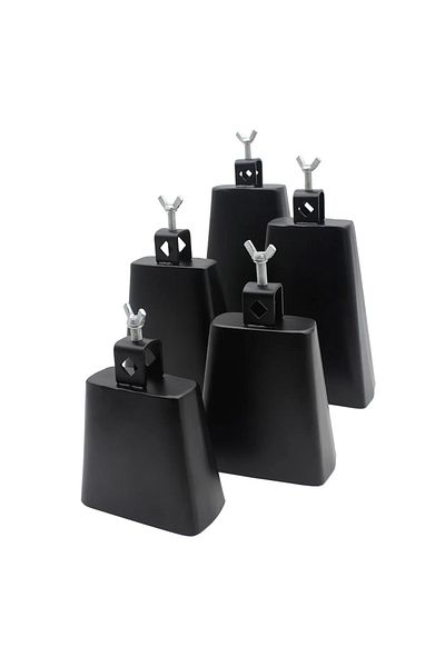 Choice Cowbell 4/5/6/7/8 Inch Jazz Drum Cowbell Metal Steel Cattlebell Cow Bell Drums Percussion Musical...