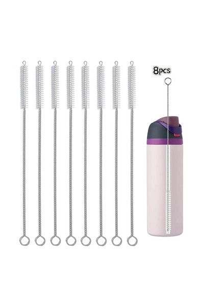 Choice 8pcs 8 Pcs Long Straw Cleaning Brush For Straws, Water Bottles, Nipple Cups, Tubes Or Hummingbird Fe